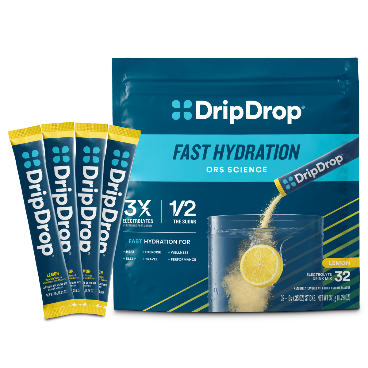 dripdrop-lemon-electrolyte-powder-8-oz-sticks-32-count-o8 Lemon_-_32ct_-_Transparent.png