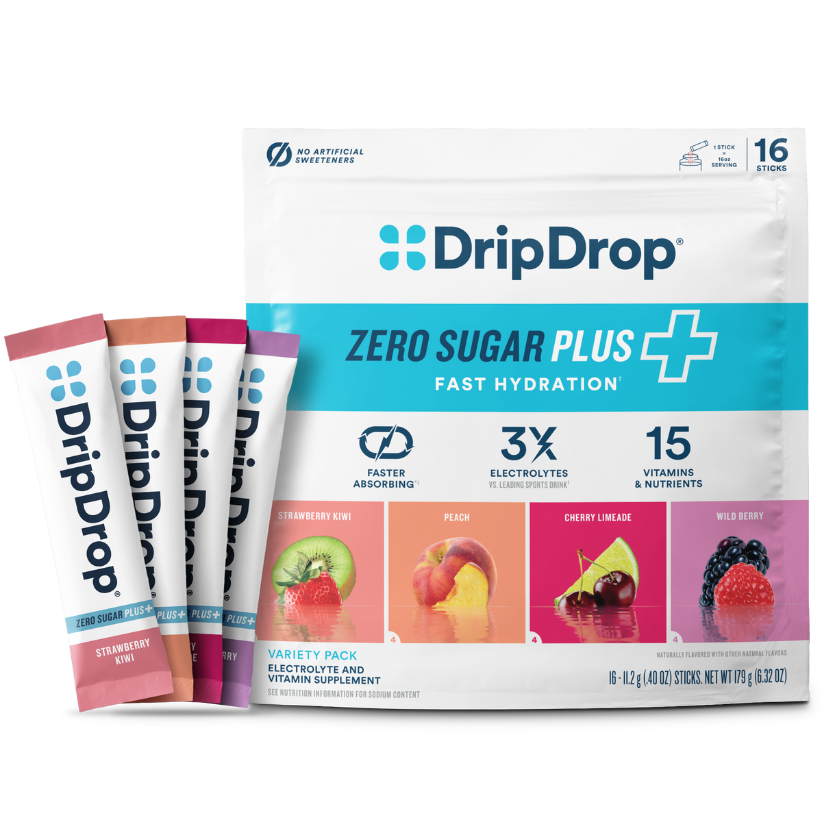 dripdrop-zero-sugar-plus-strawberry-kiwi-peach-cherry-limeade-wild-berry-16-oz-sticks-16-count-d9 Pouch_16ct_Front16ozSticks_VSPlus_Variety_B.png