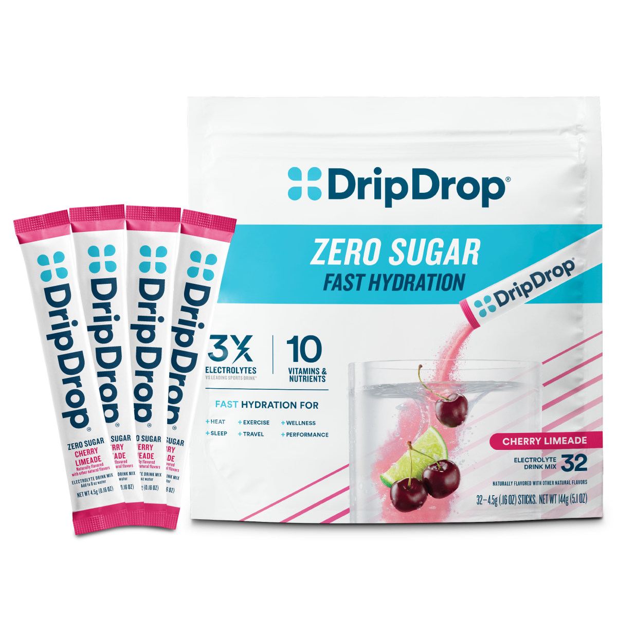 dripdrop-zero-sugar-cherry-limeade-electrolyte-powder-8-oz-sticks-32-count-k9 Zero_Cherry_Limeade_-_32ct_-_Transparent.png
